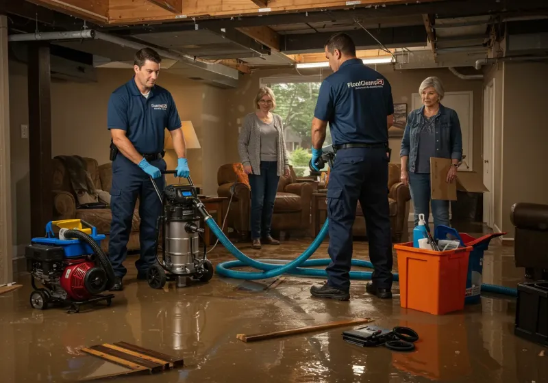 Basement Water Extraction and Removal Techniques process in Randleman, NC